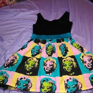 BRAND NEW TOO FAST ZOMBIE MARILYN MONROE POP DRESS